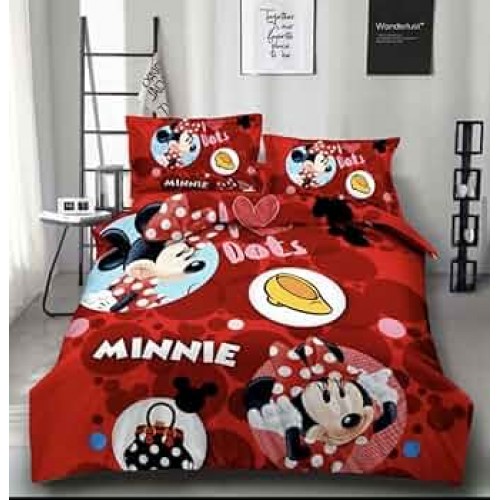 Σετ Παιδικα Σεντονια 3τμχ Minnie Muse